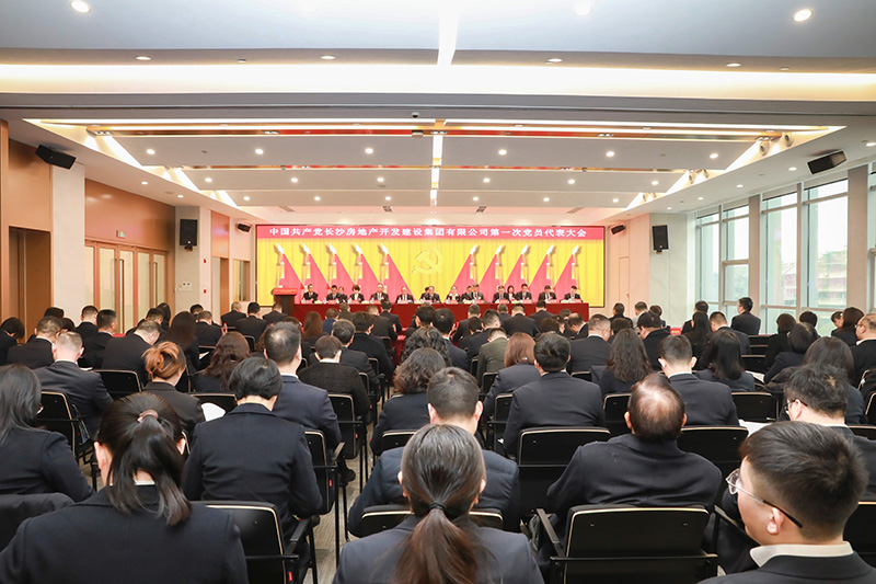 中國(guó)共產(chǎn)黨長(zhǎng)沙房地產(chǎn)開(kāi)發(fā)建設(shè)集團(tuán)有限公司第一次黨員代表大會(huì)勝利召開(kāi)